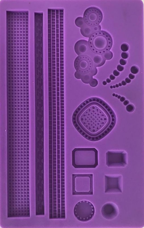 Matrita, mulaj din silicon - ornamente
